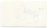 Damien Cox Signed 3x5 Index Card Autographed Canadian NHL Sports Reporter