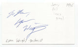 James Hill Band - Lynn Wright Signed 3x5 Index Card Autographed Signature