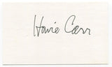 Howie Carr Signed 3x5 Index Card Autographed Author Talk Show Host