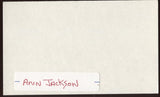 Anne Jackson Signed Index Card Signature Vintage Autographed AUTO 