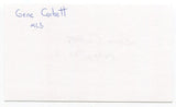 Gene Corbett Signed 3x5 Index Card Autographed Signature Philadelphia Phillies