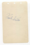 Frank Smith Signed Album Page Autographed Baseball 1953 Cincinnati Reds