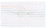 Tom Brennan Signed 3x5 Index Card Autographed Signature Baseball