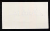 Michael Dukakis Signed 3x5 Index Card Signature Autographed Governor