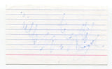 Kate Loprest Signed 3x5 Index Card Autograph Actress Boardwalk Empire
