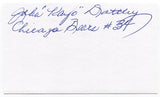 John "Kayo" Dottley Signed 3x5 Index Card Autographed Football Ole Miss Chicago