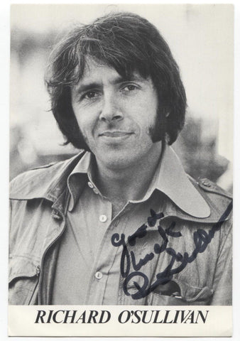 Richard O'Sullivan Signed Photo Autographed Signature English Actor