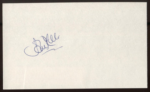 Sir John Mills  Signed Index Card Autographed Signature AUTO Vintage