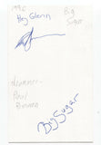Big Sugar - Paul Brennan Signed 3x5 Index Card Autographed Signature