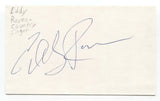 Eddy Raven Signed 3x5 Index Card Autographed Signature Country Singer