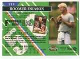 1993 Topps Stadium Club Boomer Esiason Card Football Autographed AUTO Card #113