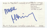 Mark McKinney Signed 3x5 Index Card Autograph Signature Actor Comedian