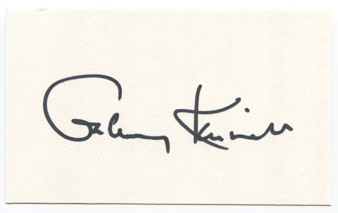 Galway Kinnell Signed 3x5 Index Card Autographed Signature Author Poet