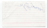 The Mark Inside - Geordie Dynes Signed 3x5 Index Card Autographed Signature Band