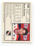 1991 7th Inning Sketch Brad Zavisha Signed Card Hockey Autograph AUTO #358