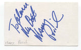 Maury Povich Signed 3x5 Index Card Autographed Signature Actor