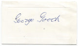 George Gooch Signed Card Autographed Signature Politician Author