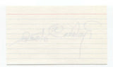 Robert Stack Signed 3x5 Index Card Autographed Vintage Signature