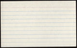 Howard W Cannon Signed Index Card 3x5 Autographed Signature AUTO 