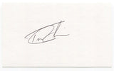 Tom Goodwin Signed 3 x 5 Index Card Autographed 1991 Los Angeles Dodgers MLB