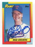 1990 Topps Brad Arnsberg Signed Card Baseball Autographed MLB AUTO #3T