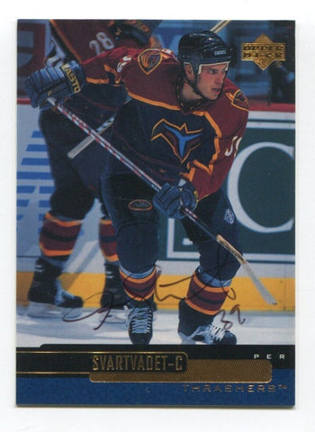 2000 Upper Deck Per Svartvadet Signed Card Hockey NHL Autograph AUTO #177