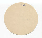 Ed Fitz Gerald Signed Paper Baseball Autographed Signature Washington Senators