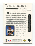 1998 Upper Deck Carlos Guillen Signed Baseball Card RC Autographed AUTO #559