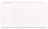 Dick Groat Signed Cut Index Card Autographed Baseball MLB Pittsburgh Pirates