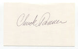 Chuck Tanner Signed 3x5 Index Card Autographed MLB Baseball Chicago Cubs