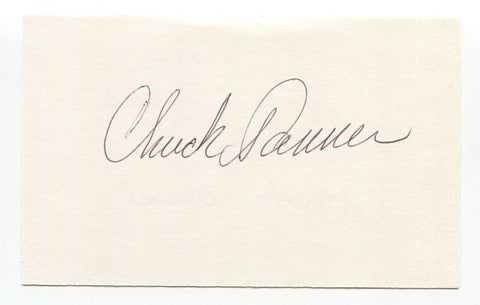 Chuck Tanner Signed 3x5 Index Card Autographed MLB Baseball Chicago Cubs