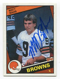 1984 Topps Matt Bahr Signed Card Football Autographed #48