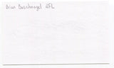 Brian Baschnagel 3x5 Index Card Autographed Chicago Bears Super Bowl Champions