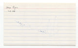 Steve Rogers Signed 3x5 Index Card Baseball Autographed Signature