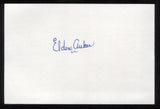 Elden Auker Signed 4 x 6 Inch Index Card Autographed Baseball Signature