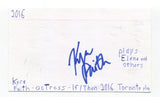 Kyra Faith Signed 3x5 Index Card Autographed Actress If/Then