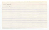 Gary Lavelle Signed 3x5 Index Card Baseball Autographed Signature