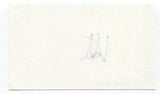 Buckshot Bebee - Guitar Luge Signed 3x5 Index Card Autographed Band Bassist