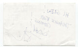 Rick Miller Signed 3x5 Index Card Autographed Signature Comedian Actor Writer