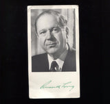 Russell B. Long Signed Photo Postcard Autographed Signature Senator 