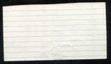 Tim Renwick Signed Cut 3x5 Index Card Autographed Signature Pink Floyd