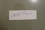 Lowell Thomas Vintage Signed Autograph Display Cut Signature Framed With Photo