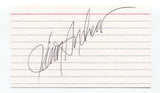 Larry Anderson Signed 3x5 Index Card Autographed MLB Baseball Milwaukee Brewers