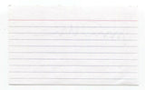 Michael Winter Signed 3x5 Index Card Autographed Signature Author Writer