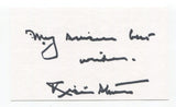 Rise Stevens Signed 3x5 Index Card Autographed Signature Actress