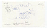 King Cobb Steelie - Tamara Williamson Signed Index 3x5 Card Autographed Band