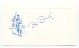 Bob Beall Signed Card Autograph Baseball MLB Roger Harris Collection