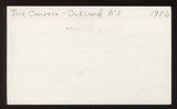 Jose Canseco Signed 3x5 Index Card Vintage Autographed Baseball Signature