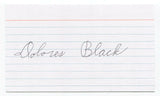 Dolores Black Signed 3x5 Index Card Autographed Apollo 11 American Flag Maker