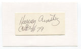 Harvey Armstrong Signed Cut Index Card Autographed Football Indianapolis Colts